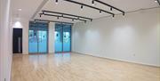 Studio 1, can accommodate up to 30 people.