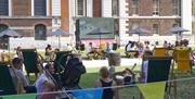 This Summer the Old Royal Naval College grounds will be showing the best in sporting talent on a big outdoor screen