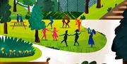 An afternoon of family friendly performances, workshops, games and community fun