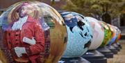 Each globe takes you on a journey of discovery, exploring themes including slavery and emancipation, racial justice, community and hopeful visions