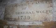Wolfe's Family Vault in the Crypt of St Alfege Church