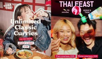 Unlimited Classic Curries and Thai Feast Menus