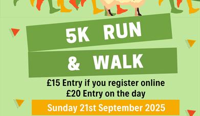 Don't miss your chance to explore the wonder of Woodlands Farm with the challenging 5K course around the fields of the farm