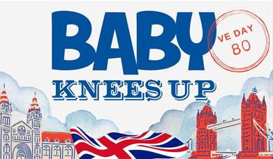 A good old fashioned knees-up for families with young children marking 80 years since Victory in Europe
