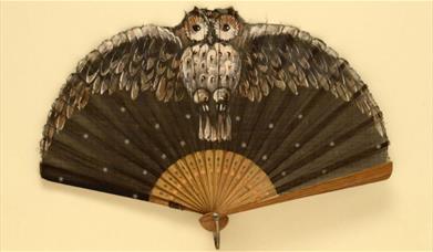 Owl Fan, England, c.1920, LDFAN1991.34