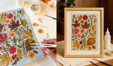 Pressed Flower Art Workshop for Adults & Children