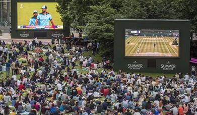 From F1 to cricket, Wimbledon to Ascot, Summer Screens will have the best live sporting events all screened from the heart of Canary Wharf