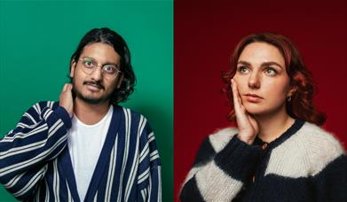 See more brand new comedy ahead of Edinburgh Fringe! Work In Progress: Ahir Shah & Ania Magliano