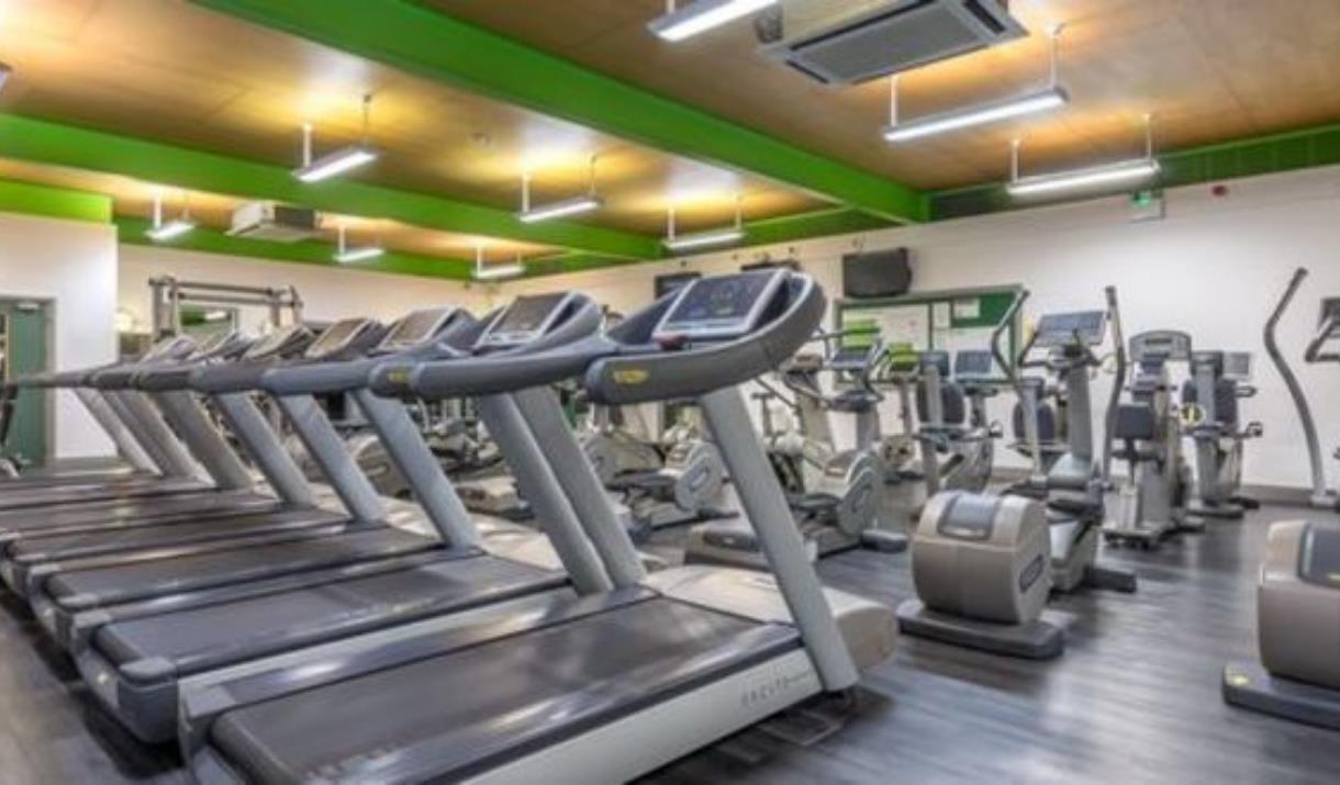 Inside Coldharbour Leisure Centre's Gymnasium.