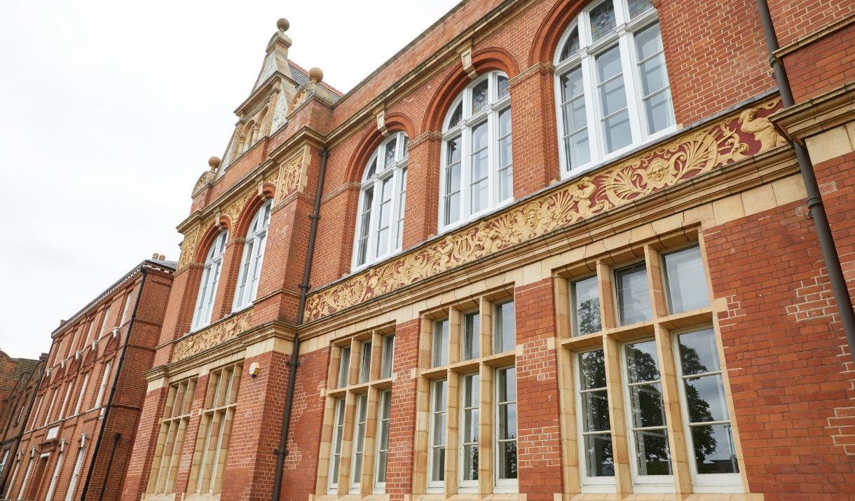 Exterior view of Balckheath Halls entertainment venue and theatre.
