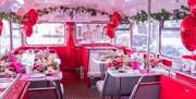 The top deck of Brigit’s Afternoon Tea Bus Tour