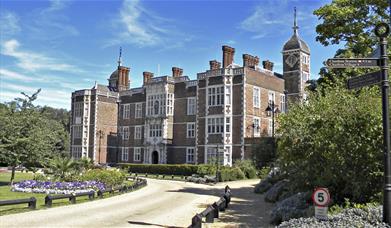 The beautiful Jacobean frontage of Charlton House in Charlton Village, Greenwich.