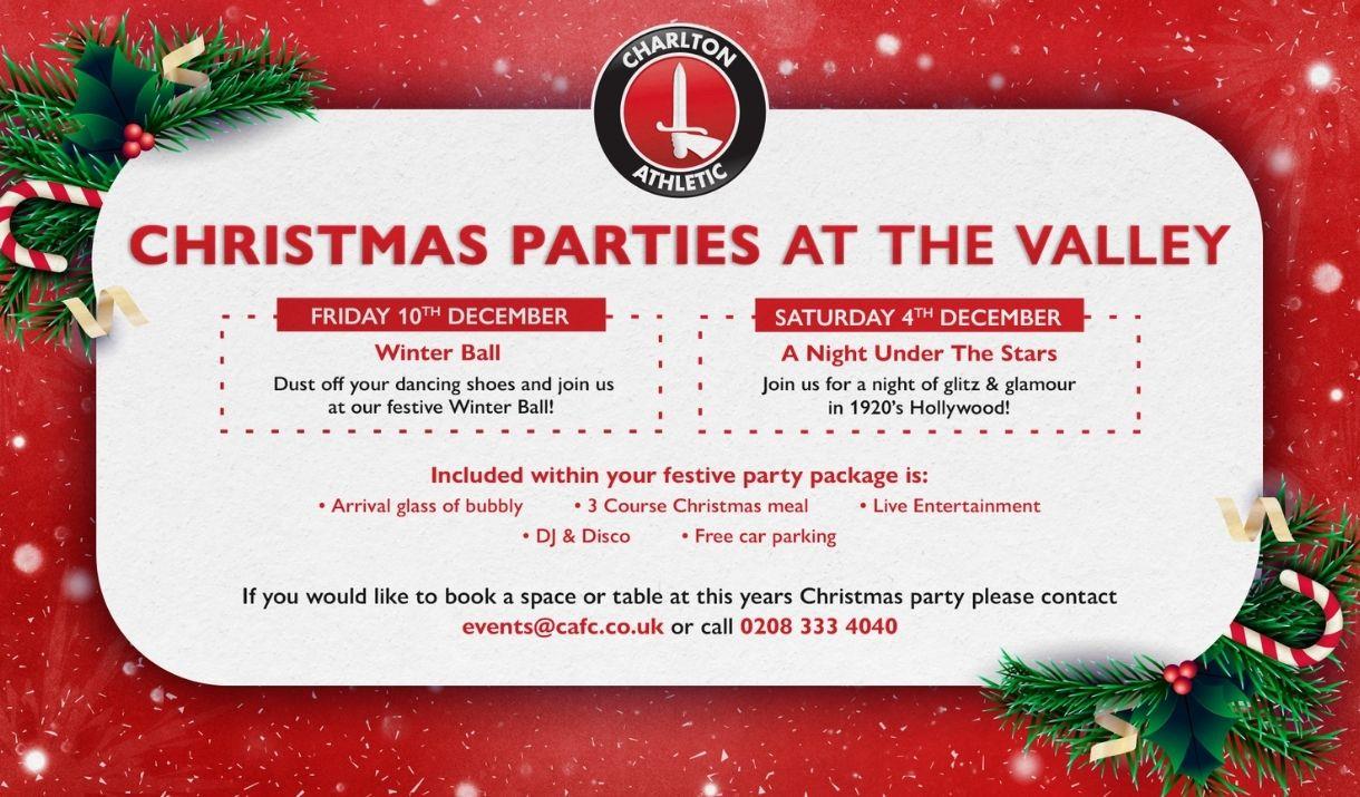 Come and celebrate Christmas at The Valley this year