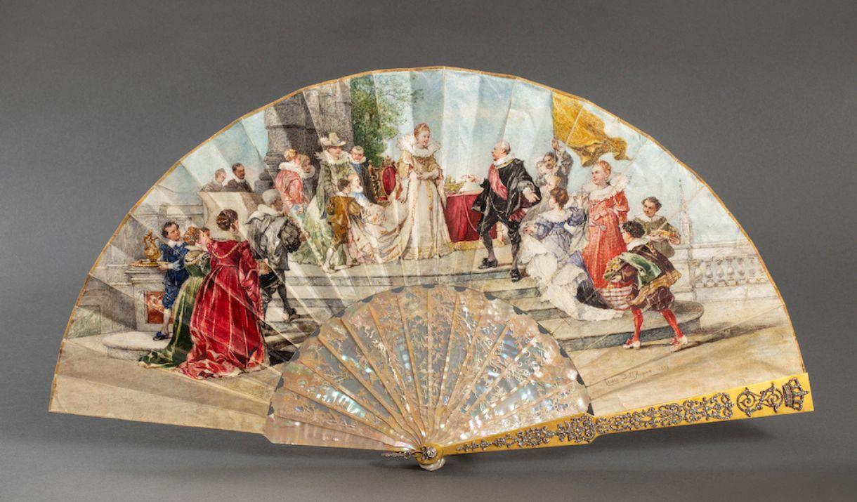 In recognition of these seismic events, Greenwich’s Fan Museum has curated an exhibition, Coronations and Celebrations, featuring centuries of royal f In recognition of these seismic events, Greenwich’s Fan Museum has curated an exhibition, Coronations and Celebrations, featuring centuries of royal f