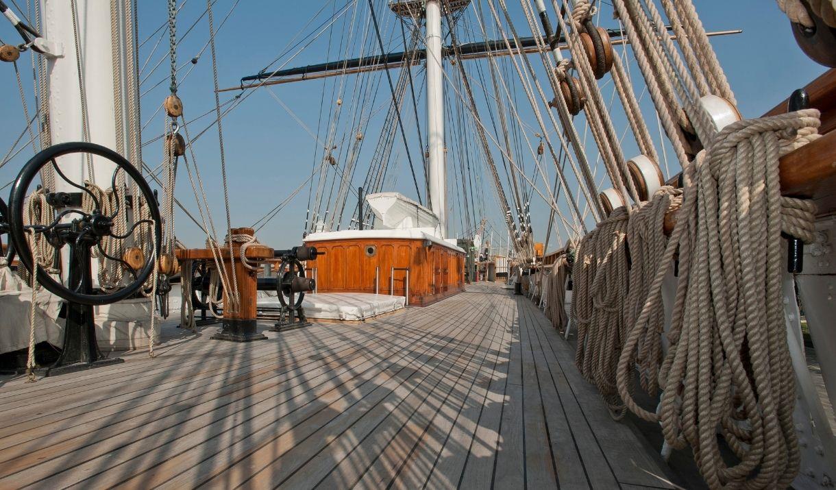 Weather Deck space at Cutty Sark