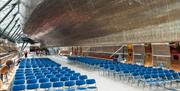 Theatre style in Dry Berth space at Cutty Sark