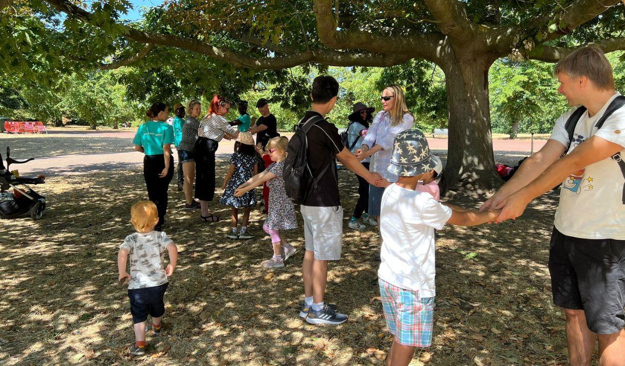 Discover Greenwich Park with the fun Move and Play session in the park for Families