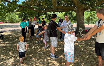Discover Greenwich Park with the fun Move and Play session in the park for Families
