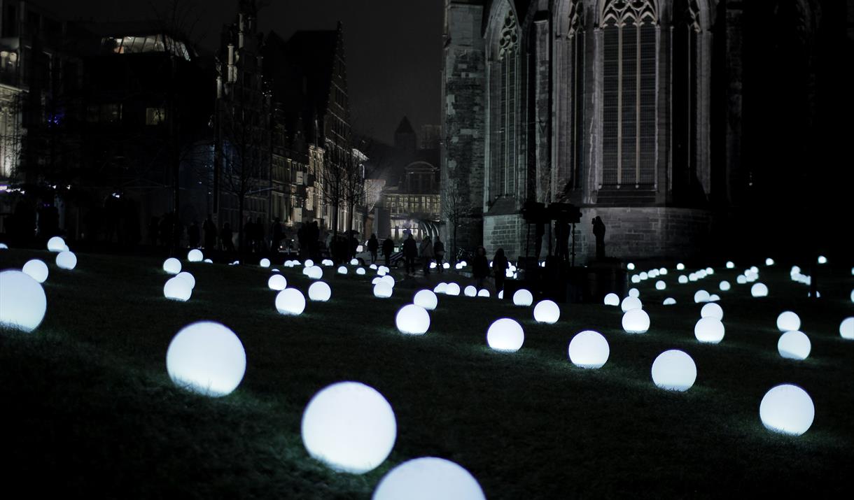 Illuminated balls will cover Woolwich's General Gordon Square for the perfect picturesque winter stroll.