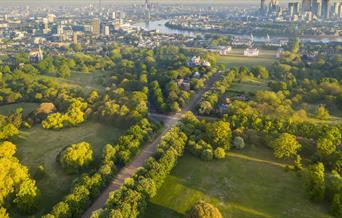 Greenwich Park Aerial View