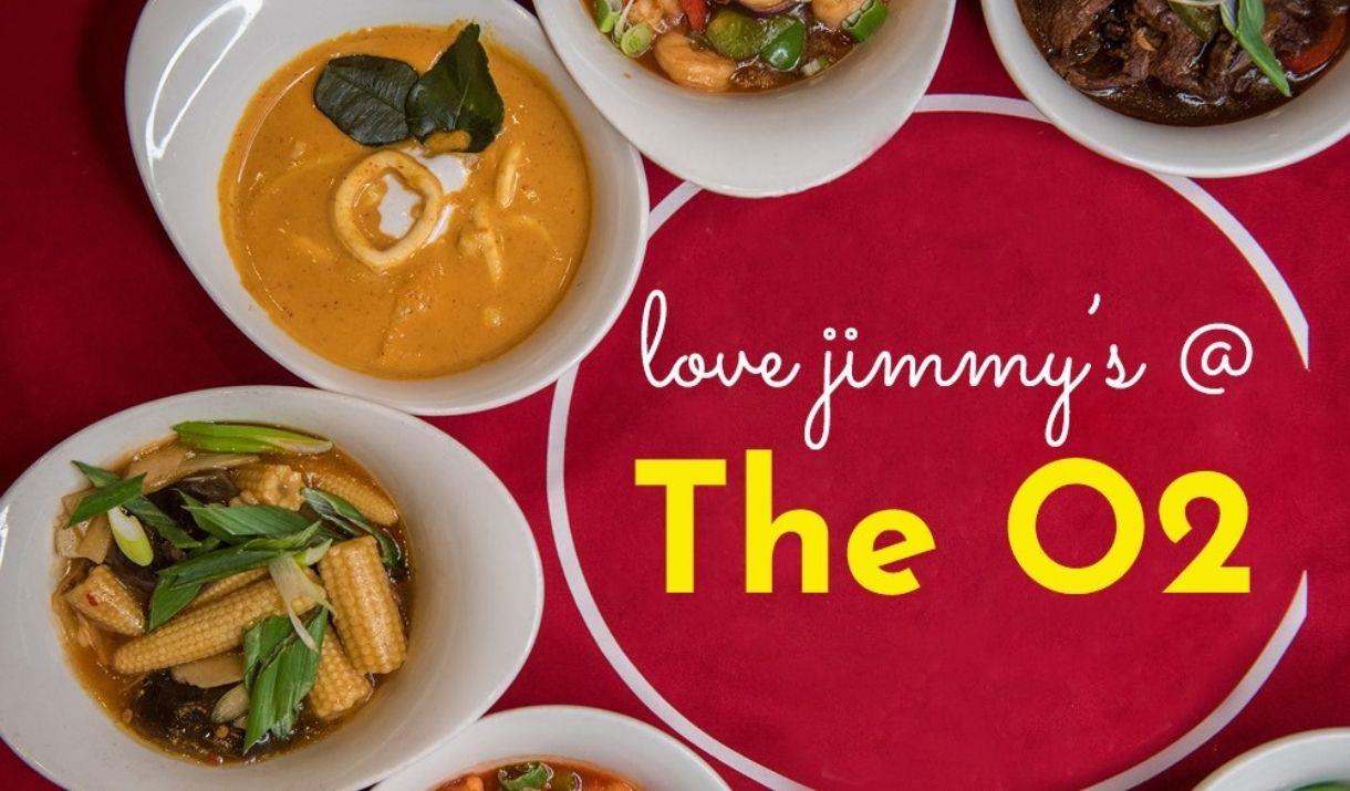 A selection of asian cuisine available at Jimmy's The O2.