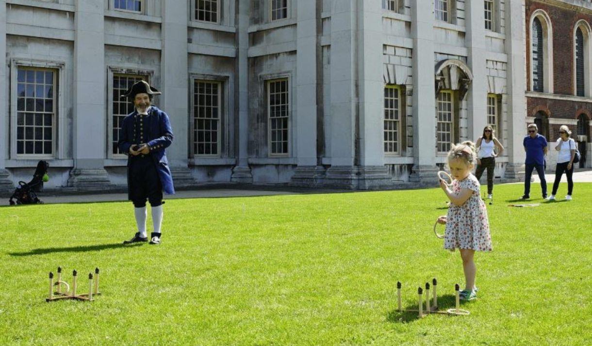 Bring the family for a game of croquet, quoits or skittles for some FREE summer fun