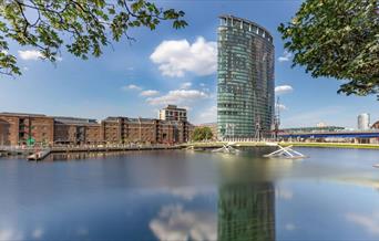 London Marriott Canary Wharf Hotel & Executive Apartments ideally situated on the waterfront
