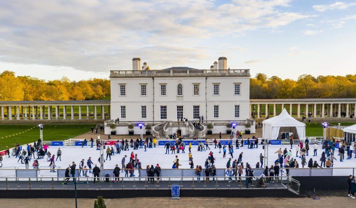 Come along to the Queen's House for a festive family day out featuring face painting, craft workshops, ice skating and classic carols