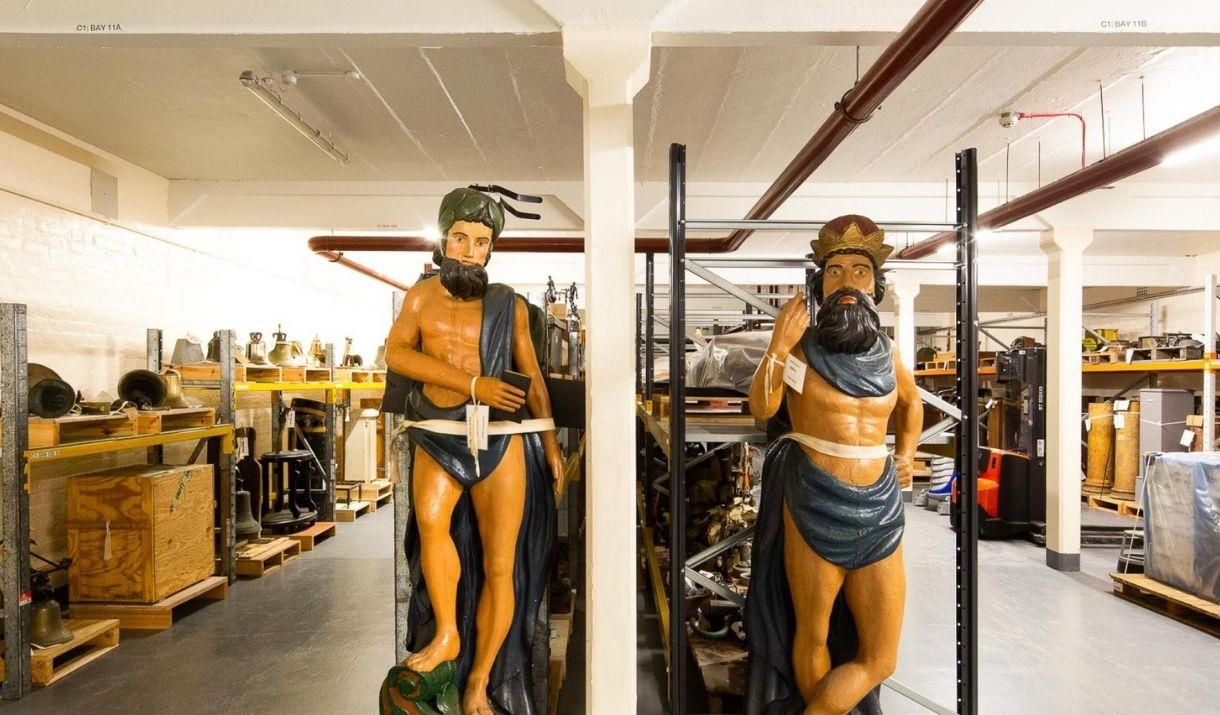Come behind the scenes and explore the stores at the Prince Philip Maritime Collections Centre