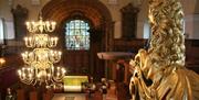 Inside St Alfege Church in Greenwich