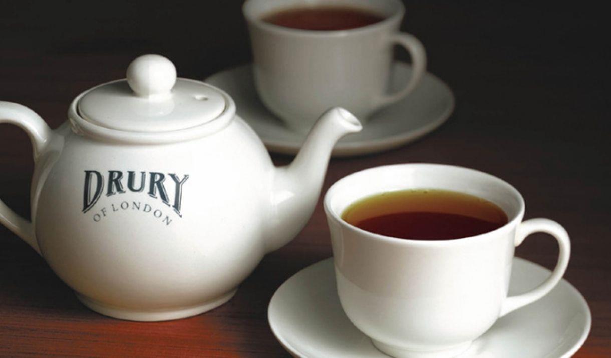 Freshly brewed Drury Tea